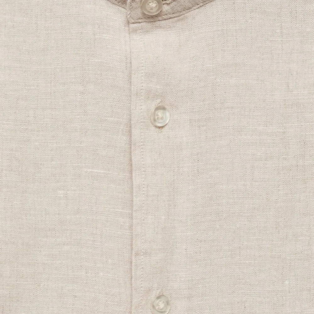Mango Beige Linen Shirt - Picture 3 of 5